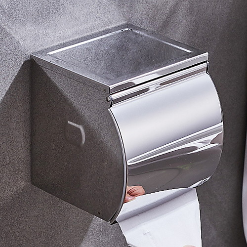 

Toilet Paper Holder New Design / Cool Modern Stainless Steel / Iron 1pc Toilet Paper Holders Wall Mounted