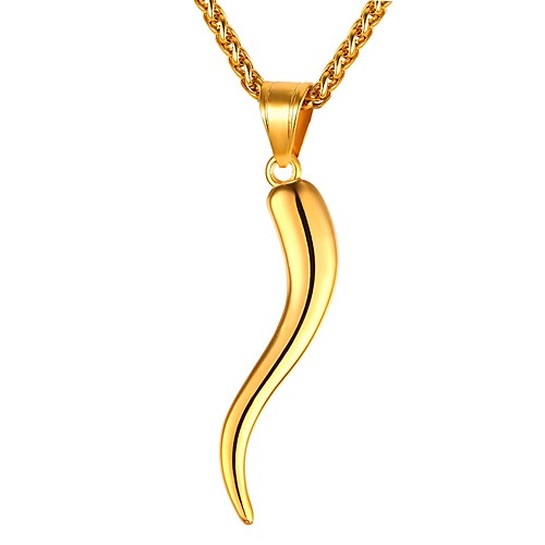 

Men's Pendant Necklace Stylish Knife Fashion Stainless Steel Gold Silver 55 cm Necklace Jewelry 1pc For Gift Daily