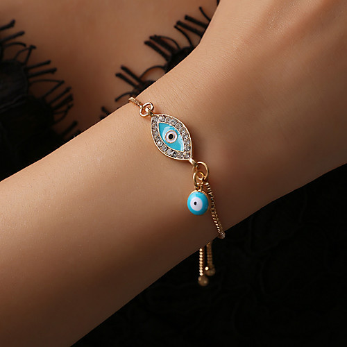 

Women's Bracelet Classic Wedding Birthday Vintage Theme European Trendy Casual / Sporty Ethnic French Alloy Bracelet Jewelry Blue / Royal Blue For Date Festival