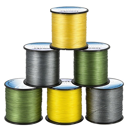 

PE Braided Line / Dyneema / Superline 4 pcs Fishing Line 500M / 550 Yards PE 80LB 70LB 60LB 0.1-0.5 mm Sea Fishing Bait Casting Lure Fishing / 50LB / 45LB / 40LB / 35LB / 30LB