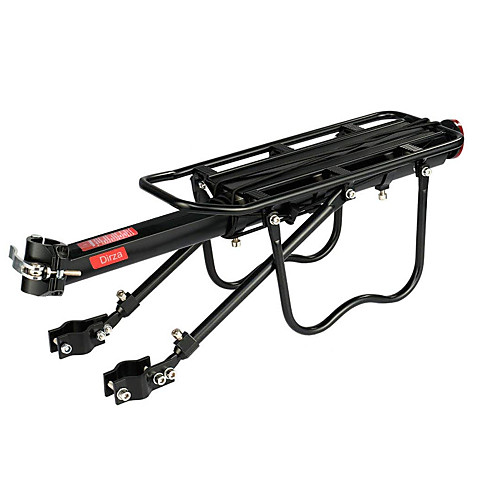

Bike Cargo Rack Adjustable / Retractable Easy to Install Quick Release Aluminium Alloy Road Bike Mountain Bike MTB - Black 1 pcs