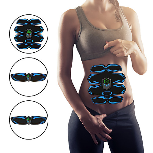 

Abs Stimulator Abdominal Toning Belt EMS Abs Trainer 3 pcs Sports Exercise & Fitness Workout Bodybuilding Rechargeable Electronic Wireless Muscle Toner Muscle Building Weight Loss Fat Burner For Men