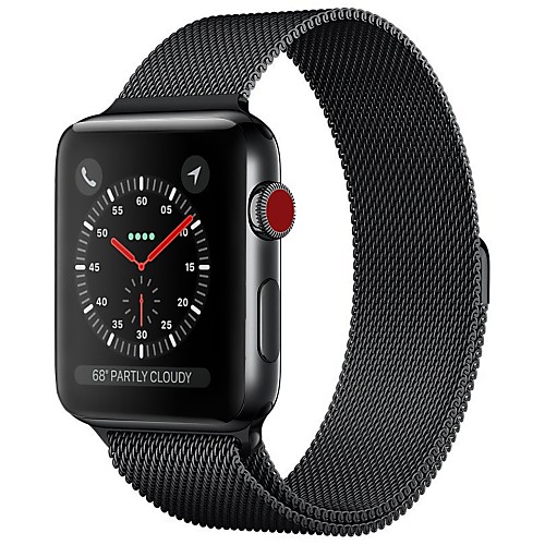 

Stainless steel Watch Band Strap for Apple Watch Series 4/3/2/1 Black / Blue / Silver 23cm / 9 Inches 2.1cm / 0.83 Inches