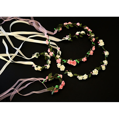 

Pure Paper Headdress with Bow(s) / Flower 1 Piece Party / Evening / Outdoor Headpiece
