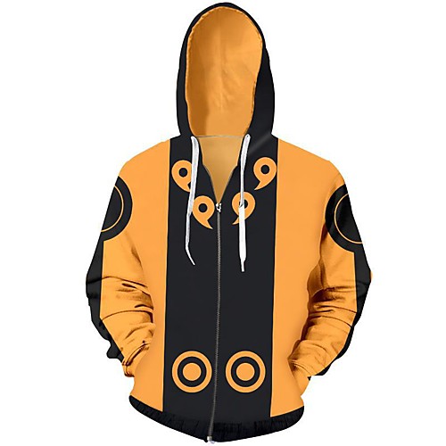 

Inspired by Naruto Naruto Uzumaki Hoodie Terylene Cartoon Hoodie For Men's / Women's