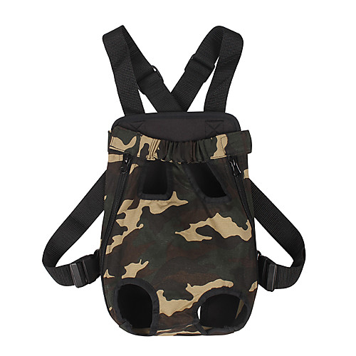 

Dog Cat Carrier Bag & Travel Backpack Portable Casual / Daily Leopard Fabric Camouflage Color