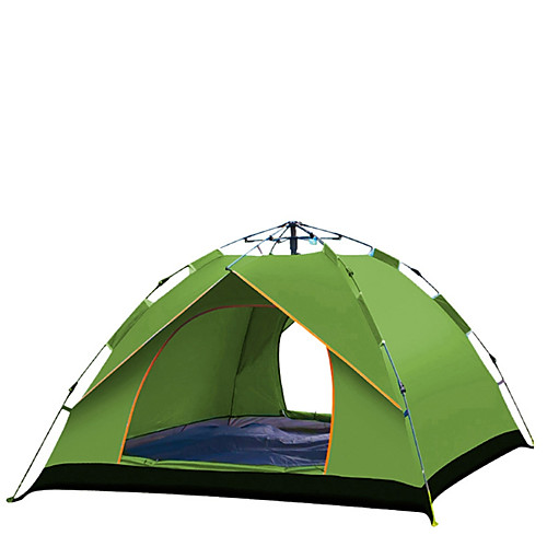 

TANXIANZHE 4 person Automatic Tent Outdoor Windproof UV Resistant Rain Waterproof Automatic Camping Tent 2000-3000 mm for Fishing Beach Camping / Hiking / Caving Oxford Cloth 210150125/240210135