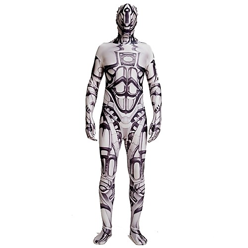 

Zentai Suits Patterned Zentai Suits Cosplay Costume Super Heroes Police Adults' Latex Spandex Lycra Cosplay Costumes Men's Women's Printing Halloween Carnival Masquerade / Skin Suit / High Elasticity