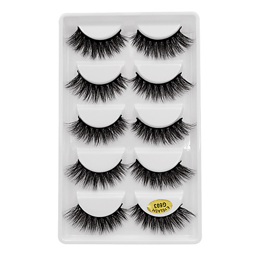 

Eyelash Extensions 10 pcs Thick Pro Natural Curly Animal wool eyelash Daily Wear Thick - Makeup Daily Makeup Stylish High Quality Cosmetic Grooming Supplies