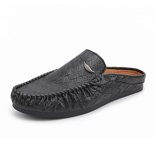 

Men's Spring & Summer / Fall & Winter Classic / British Daily Home Clogs & Mules Walking Shoes Patent Leather White / Black / Yellow