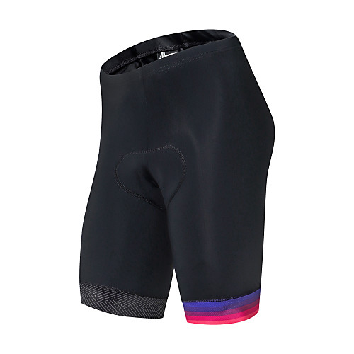 

Nuckily Men's Cycling Padded Shorts Bike Padded Shorts / Chamois Pants Bottoms Quick Dry Sports Stripes Elastane Black / White / Black / Red / Black / Blue Clothing Apparel Bike Wear