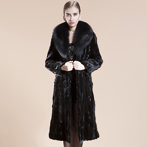 

Long Sleeve Coats / Jackets Faux Fur Wedding / Party / Evening Women's Wrap With Solid