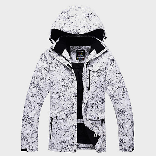 

ARCTIC QUEEN Men's Women's Ski Jacket Ski / Snowboard Winter Sports Outdoor Thermal Warm Waterproof Windproof Winter Jacket Ski Wear / Long Sleeve / Athleisure / Floral Botanical