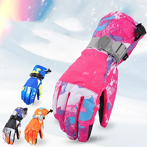 

Winter Gloves Men's Women's Snowsports Full Finger Gloves Winter Waterproof Windproof Breathable PU(Polyurethane) Skiing Snowsports Snowboarding