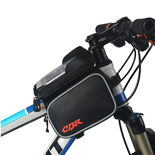 

Cell Phone Bag Bike Frame Bag Top Tube 6 inch Touch Screen Cycling for iPhone 8 Plus / 7 Plus / 6S Plus / 6 Plus Black Bike / Cycling