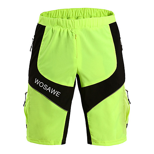 

Men's Elastane Bike Shorts Pants Breathable Sports Green Clothing Apparel Bike Wear / Stretchy