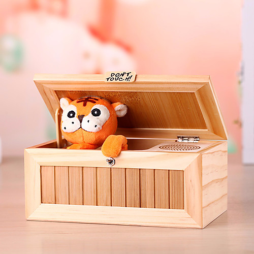 

Useless Box Tiger Professional for Killing Time Stress and Anxiety Relief Wooden For Kid's Adults' Boys' Girls'