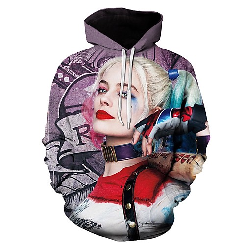 

Men's Plus Size Hoodie Geometric 3D Print Hooded Daily Going out Active Hoodies Sweatshirts Long Sleeve Rainbow / Fall / Winter