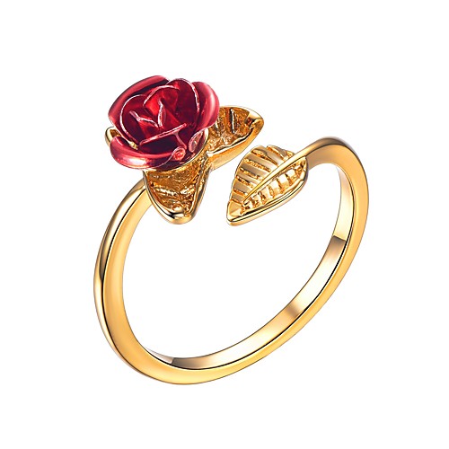 

Women's Open Ring thumb ring 1pc Golden Triple Flowers Rose Gold Triple Flowers Silver Triple Flowers Copper Ladies Romantic Fashion Gift Daily Jewelry Sculpture Flower
