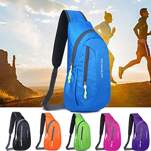 

8 L Lightweight Packable Backpack Hiking Sling Backpack Breathable Straps - Lightweight Breathable Rain Waterproof Compact Outdoor Fishing Hiking Cycling / Bike Polyester Fuchsia Green Blue / Yes