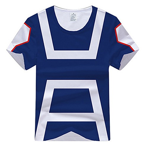 

Inspired by My Hero Academy Battle For All / Boku no Hero Academia Cosplay T-shirt Poly / Cotton Cartoon Sporty For Unisex
