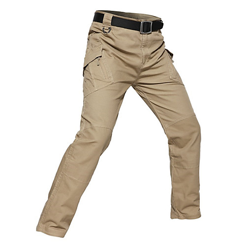 

Men's Hiking Pants Trousers Hiking Cargo Pants Tactical Pants Solid Color Summer Winter Outdoor Breathable Quick Dry Stretchy Wear Resistance Canvas Pants / Trousers Black Army Green Khaki Hiking