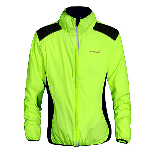 

WOSAWE Men's Women's Cycling Jacket Winter Bike Jacket Top Windproof Breathable Quick Dry Sports Green Mountain Bike MTB Road Bike Cycling Clothing Apparel Advanced Relaxed Fit Bike Wear / Stretchy
