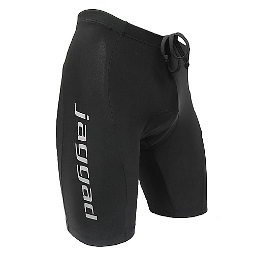 

Jaggad Men's Cycling Padded Shorts Black Bike Shorts Padded Shorts / Chamois Pants Mountain Bike MTB Road Bike Cycling Breathable Quick Dry Reflective Strips Sports Clothing Apparel