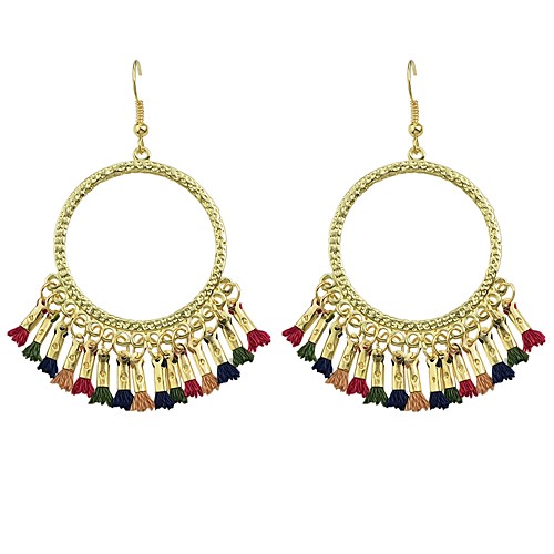 

Women's Drop Earrings Dream Catcher Ladies Fashion Earrings Jewelry Rainbow / Red / Blue For Daily Date 1 Pair