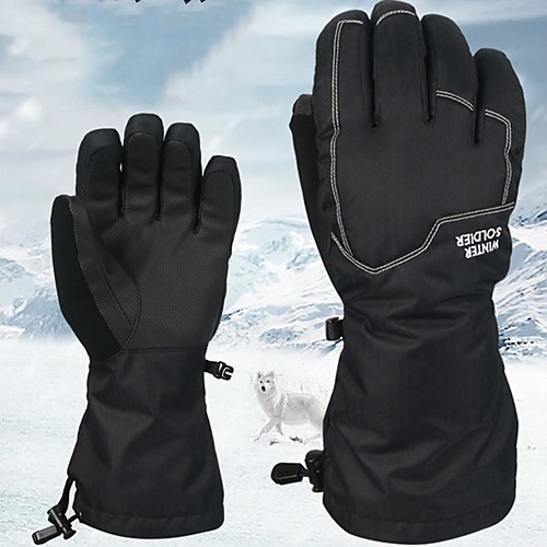 

Winter Gloves Ski Gloves Men's Women's Snowsports Full Finger Gloves Winter Waterproof Windproof Warm Polyester Taffeta Skiing Snowsports Snowboarding