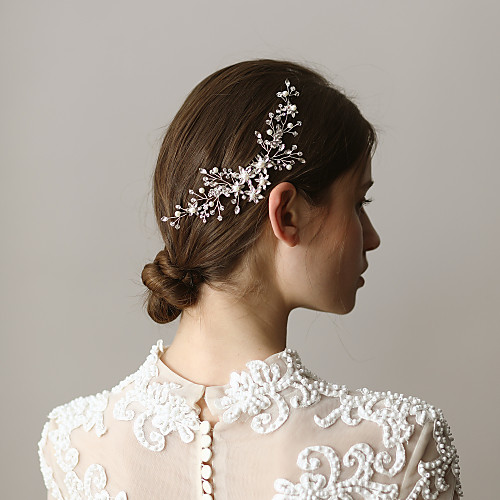 

Alloy Hair Combs with Rhinestone 1 Piece Wedding / Party / Evening Headpiece