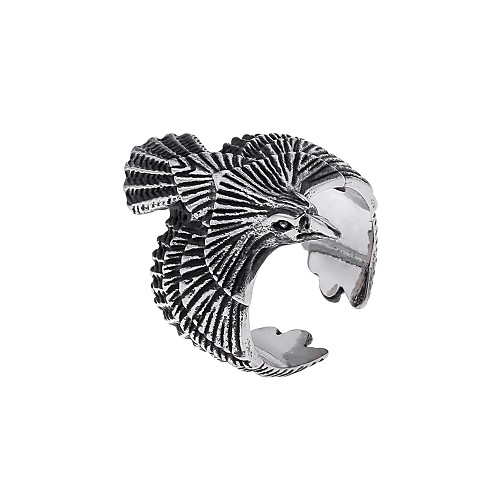 

Men's Ring 1pc Gold Silver Titanium Steel Circle Punk Guro Lolita Rococo Holiday Bar Jewelry Vintage Style Cool