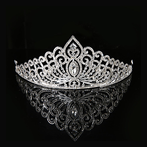 

Alloy Tiaras with Rhinestone 1 Piece Wedding Headpiece