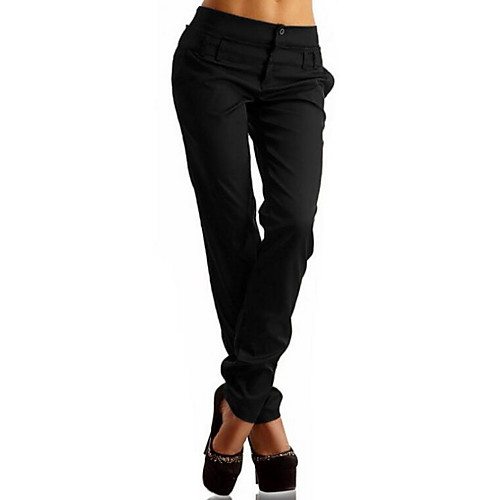 

Women's Basic Plus Size Daily Harem Pants - Solid Colored High Waist Black Blue Khaki S / M / L