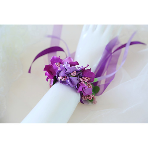 

Wedding Flowers Wrist Corsages Wedding / Wedding Party Silk Like Satin / Fabrics 0-10 cm