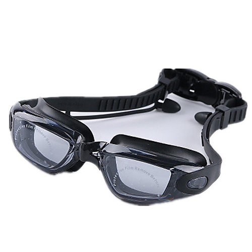 

Swimming Goggles Waterproof Anti-Fog Prescription UV Protection Mirrored Plated For Adults' PC PC Others Black