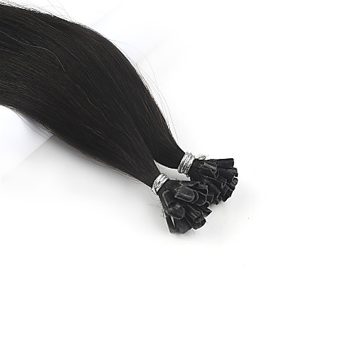 

Fusion / U Tip Hair Extensions Human Hair 1pack Pack Straight Hair Extensions