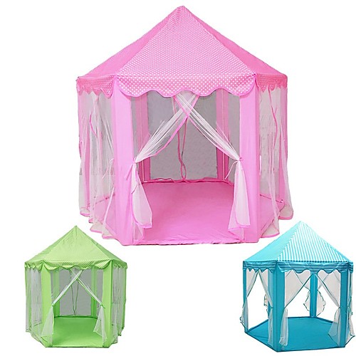 

Play Tent & Tunnel Playhouse Tent Castle Princess Foldable Convenient Decompression Toys Comfy Polyester Fabrics Indoor Outdoor Spring Summer Fall 3 years All Pop Up Indoor/Outdoor Playhouse for