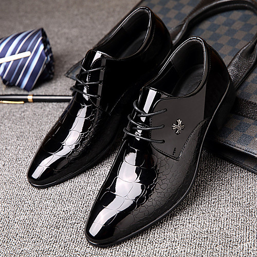 

Men's Formal Shoes Faux Leather Spring & Summer Business / Casual Oxfords Black / Wedding / Party & Evening / Party & Evening / Dress Shoes