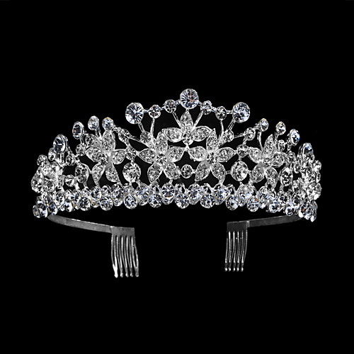 

Alloy Tiaras with Rhinestone 1 Piece Wedding Headpiece