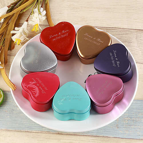 

Tins Favor Holder with Pattern Favor Boxes / Favor Tins and Pails - 24