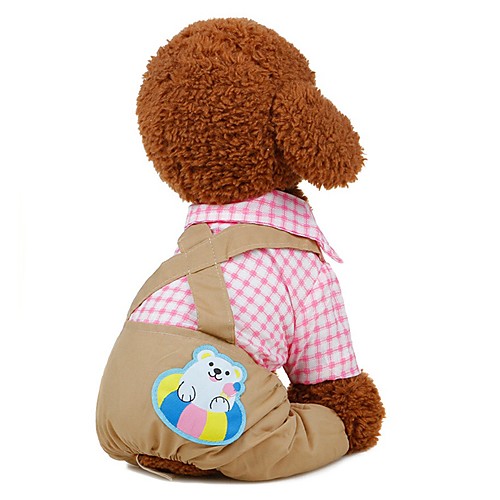 

Dogs Shirt / T-Shirt Outfits Pants Dog Clothes Blue Pink Costume Husky Golden Retriever Dalmatian Fabric Crewels Plaid / Check Flower / Floral Casual / Daily Simple Style S M L XL XXL