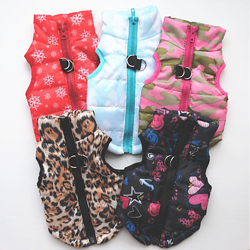 

Dog Cat Vest Puppy Clothes Heart Bowknot Snowflake Fashion Casual / Daily Dog Clothes Puppy Clothes Dog Outfits Black Red Costume for Girl and Boy Dog Cotton M L