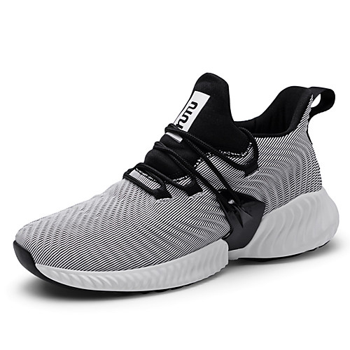 

Men's Comfort Shoes Tissage Volant Spring & Summer / Fall & Winter Sporty / Casual Athletic Shoes Running Shoes Breathable Black / Wine / Gray