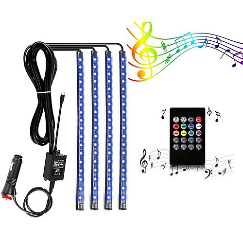 

ZDM 1m Light Sets 48 LEDs SMD5050 1 24Keys Remote Controller 1Set Mounting Bracket 1 set Warm White RGB Waterproof New Design Suitable for Vehicles 12 V / Self-adhesive