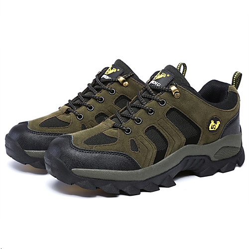 

Men's Hiking Shoes Mountaineer Shoes Hiking Boots Waterproof Breathable Anti-Slip Cushioning High-Top Fishing Hiking Climbing Spring Summer Fall Brown Army Green Yellow Red