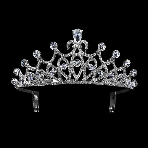 

Alloy Tiaras with Rhinestone 1 Piece Wedding Headpiece
