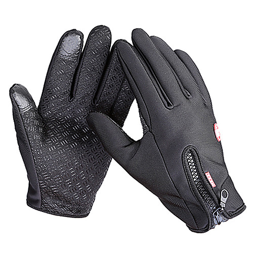 

Bike Gloves / Cycling Gloves Ski Gloves Touch Gloves Men's Women's Snowsports Full Finger Gloves Waterproof Windproof Warm Canvas Fleece Ski / Snowboard