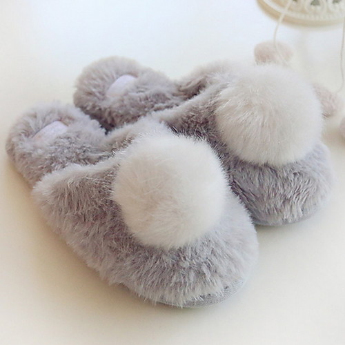 

Women's Slippers House Slippers Casual Fabric Animal Print Shoes