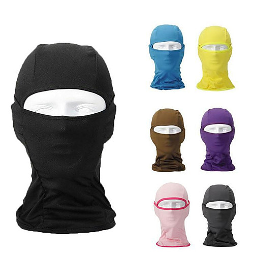 

Balaclava Pollution Protection Mask Thermal Warm Windproof Breathable Sweat wicking Bike / Cycling White Black Blue Spandex Winter for Men's Women's Adults' Ski / Snowboard Camping / Hiking / Caving